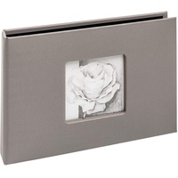 Walther design Fotoalbum grau 12 Fotos 10x15 cm mit