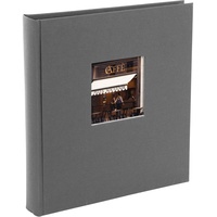 Goldbuch 27945 Bella Vista 30x30cm grau schwarze Seiten