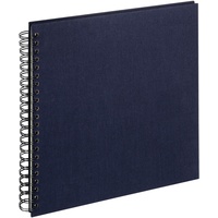 Walther design Fotoalbum dunkelblau 30 x 30 cm Spiralalbum