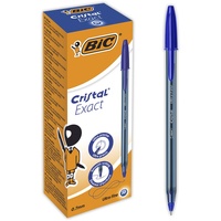 BIC Cristal Exact Kugelschreiber mit dünner Spitze (0,7 mm)