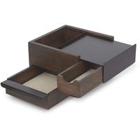 Umbra Stowit schwarz/walnussfarben 15,2x16,7x10,9cm Dekoration