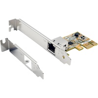 Exsys PCI-EXPRESS Ehternet Karte 1 Port inkl.LowProfileBügel,RealtekChipsatz (PCI-E x1),
