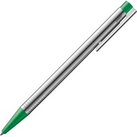 Lamy Kugelschreiber logo silber, Schreibfarbe: grün,