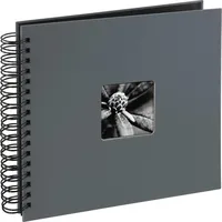 Hama Fine Art Spiral grau 28x24 50 schwarze Seiten