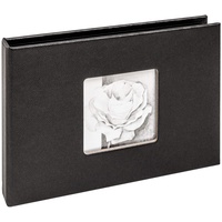 Walther design Fotoalbum schwarz 12 Fotos 10x15 cm mit