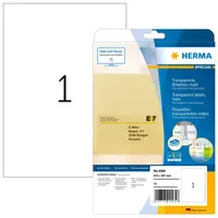 Herma Folienetiketten 4585 transparent 210,0 x 297,0 mm 10