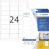 Herma Folien-Kraftklebe-Etiketten 9532 weiß 63,5 x 33,9 mm