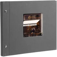Goldbuch Schraubalbum Bella Vista 30x25 40 weiße Seiten grau