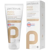 PECLAVUS Fußcreme Silber Podo diabetic Fußpflegecreme, 100ml