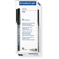 Staedtler Stick 430 M-2 Kugelschreiber 10 Stück Schwarz