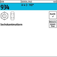 Hörger & Geßler Sechskantmutter DIN 934 M 6 x