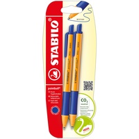 Stabilo Druck-Kugelschreiber - STABILO pointball - 2er Pack -