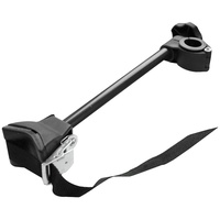 Eufab 11231 Rahmenhalter lang, für U-Bügelrohr: Ø 2,5-3,0 cm,