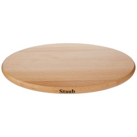 Staub Untersetzer Holz, oval, 29 cm,