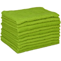 Relaxdays Relaxdays, Mikrofasertücher 10er Set, 40x30 cm, saugfähiges Microfasertuch,
