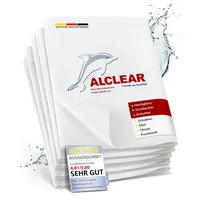 AlClear 5er Set ALCLEAR 950002_5er_Set Ultra-Microfaser Fenstertuch Scheibentuch 60x45