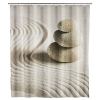 Wenko Duschvorhang Sand & Stone 180 x 200 cm