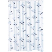 RIDDER Duschvorhang Helgoland 120 x 200 cm blau