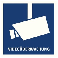 Abus AU1500 Warnaufkleber Videoberwachung 90 mm (Art.-Nr.