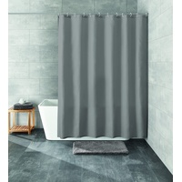 KLEINE WOLKE Duschvorhang Kito 180 x 200 cm schiefer