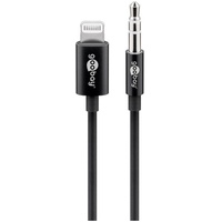 Goobay Lightning Audioanschlusskabel (3,5mm) 1m schwarz