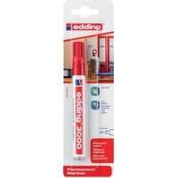 Edding 3000 Permanentmarker Rot wasserfest: Ja