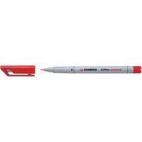 Stabilo OHPen universal wasserlöslich F rot