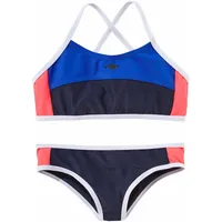 KangaROOS KANGAROOS, Bustier-Bikini für Kinder rosa|blau 116-122cm 6-7J