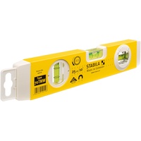 Stabila Wasserwaage 26 cm mit Magnetsystem und drehbarer Winkel-Libelle