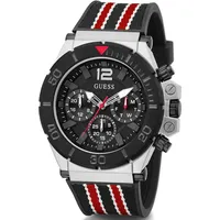 Fugart Guess Herren Armbanduhr Sport Multifunktion Armband Silber