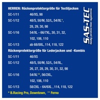 SaS-Tec Rückenprotektor grau für Männer