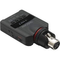 Tascam DR-10X Audiorecorder zum Aufstecken auf ein Mikrofon, Schwarz
