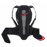 Alpinestars Nucleon Kr-2 Rückenprotektor - schwarz-rot, - M