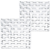 Nachtmann Bossa Nova Platte quadratisch 14 cm, 2er-Set