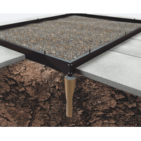 Juliana Halls Fundament für Gewächshaus Magnum 108 Schwarz