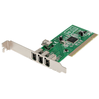 Startech 4-port-pci-firewire-adapterkarte 1394a - Black
