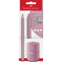 Faber-Castell GRIP Bleistift-Set B rose shadow, 1 Set