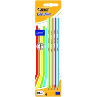 BIC Bleistift Evolution (Stripes HB, 4er Set