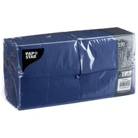 Papstar 250 Servietten, 3-lagig 1/8-Falz 33 cm x 33