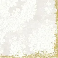 DUNI GMBH Duni Klassik Serviette 40x40 cm 1/4F.Royal White