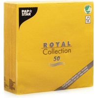 Papstar Servietten gelb 3-lagig 40,0 x 40,0 cm, 50