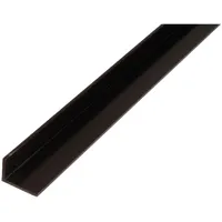 GAH Alberts Alberts Winkelprofil,PVC,schwarz,25x20x2/1m 479046