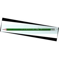Faber-Castell 9000 Bleistifte HB grün mit Radierer, 12 St.