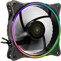 Inter-Tech RGB Zusatzlüfter schwarz für X-908/X-608, 120mm (88885552)
