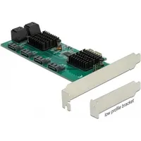 DeLock PCI-Express-Karte 8 Port SATA, Kontrollerkarte