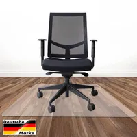 Floordirekt Bodenschutzmatte für Hartböden Polycarbonat 114 x 120 cm