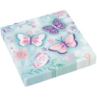 Amscan 512712 - Servietten Flutter, 16 Stück, 33 x