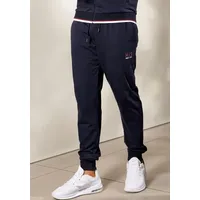 H.I.S. H.I.S Sweathose, Jogginghose mit kleinem Logodruck H.I.S navy