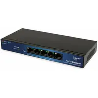 Allnet ALL-SG8245PM Netzwerk Switch, (5 Port 1000 MBit/s PoE-Funktion