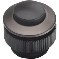 Grothe 62013 Klingeltaster 1fach Anthrazit, Schwarz 12 V/1,5 A